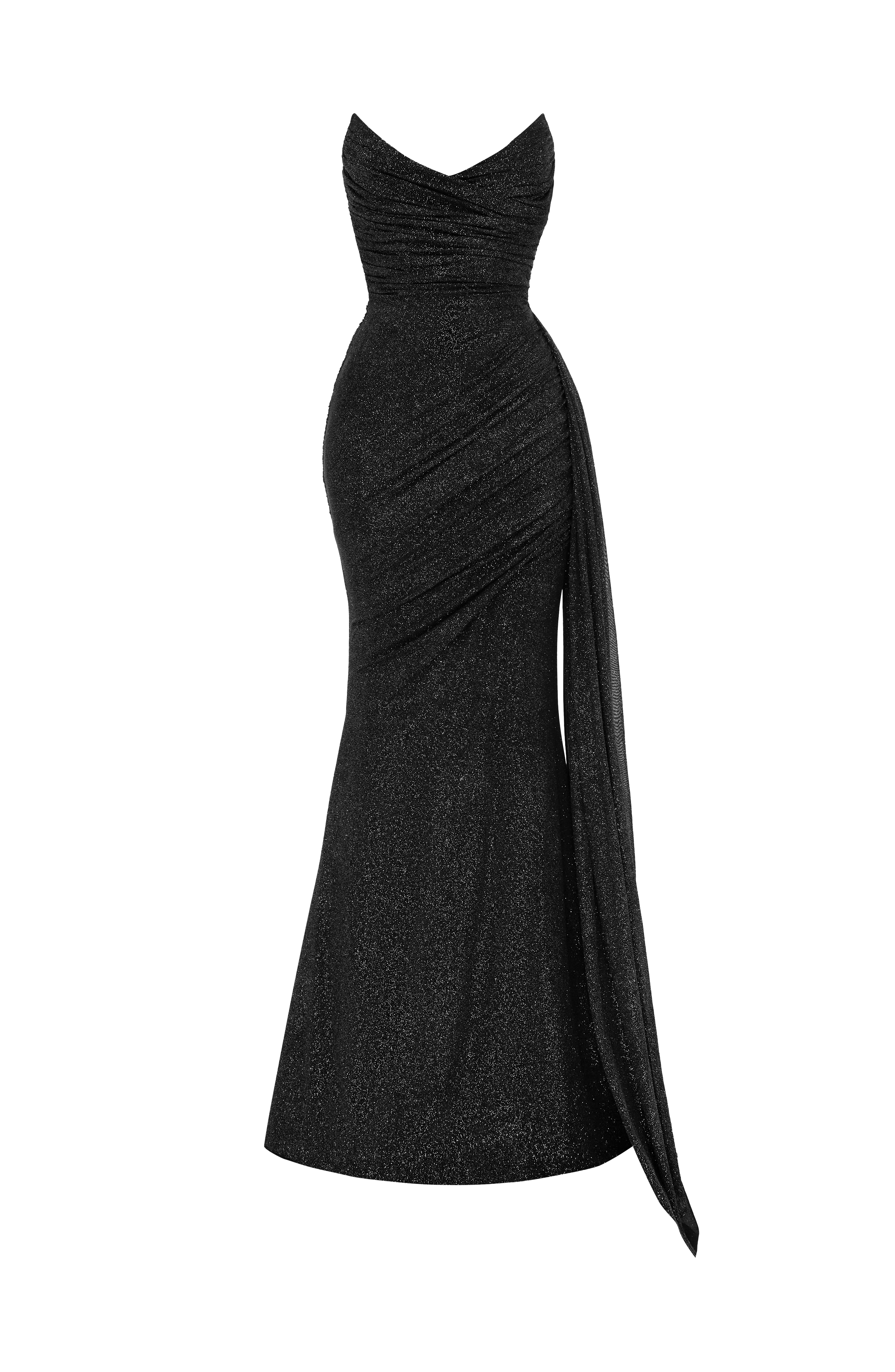 Ashika Maxi Dress - Black Sparkle