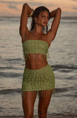 Blaise Mini Skirt - Olive