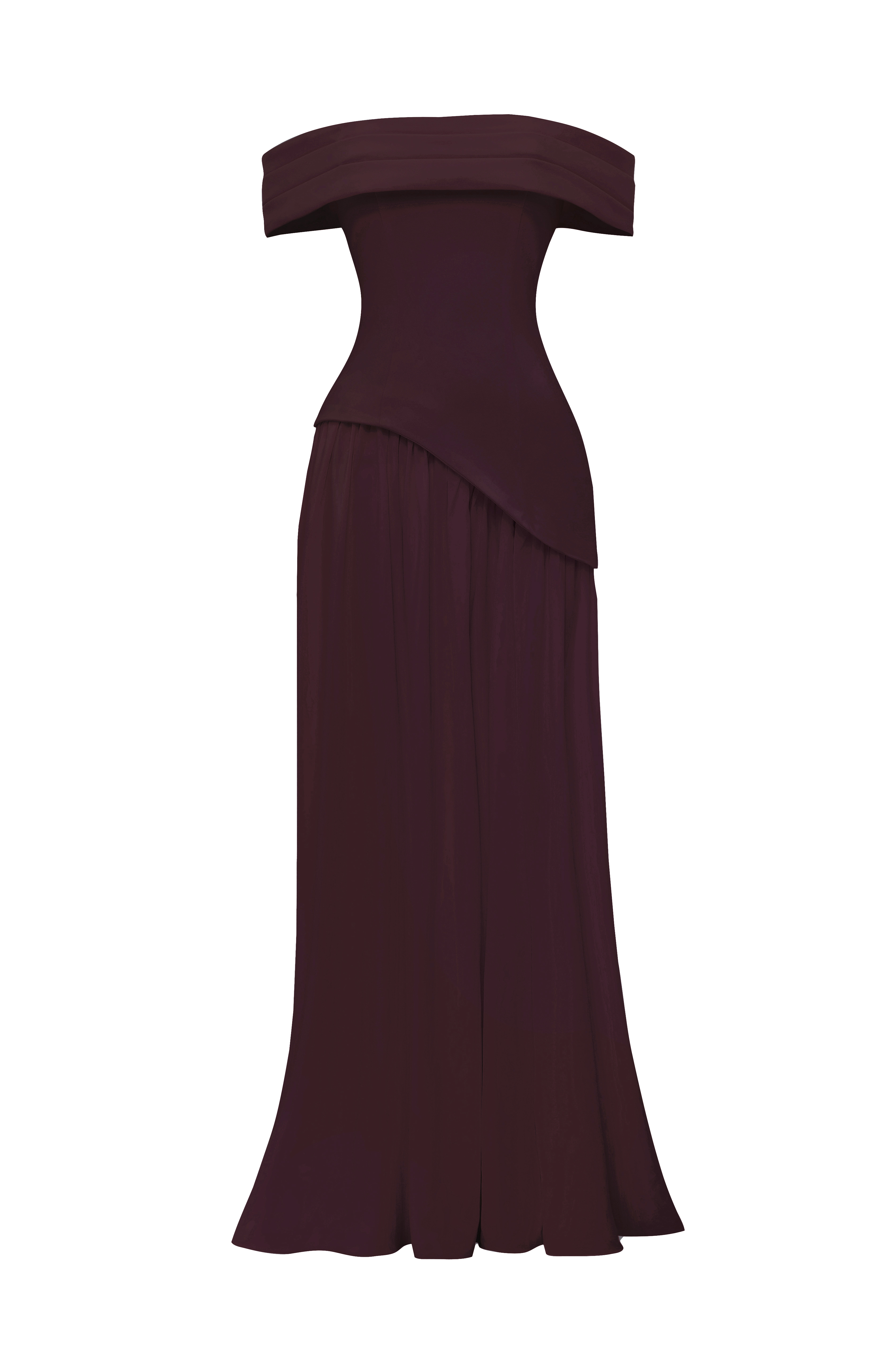 Delilah Maxi Dress - Plum